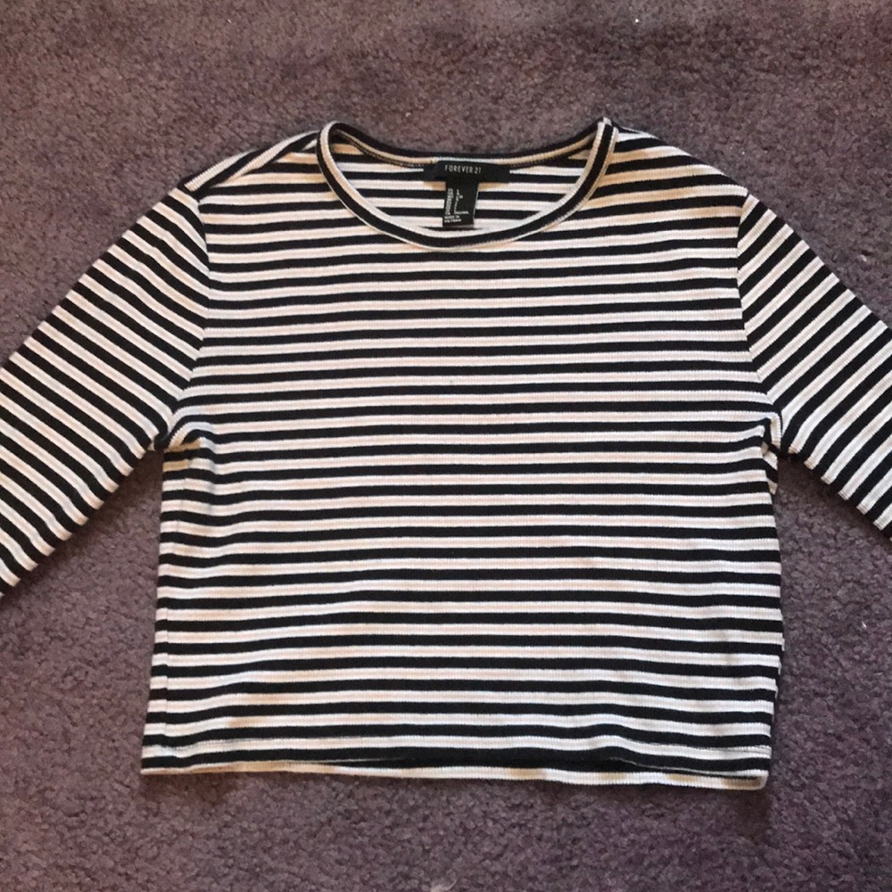 Stripped crop top